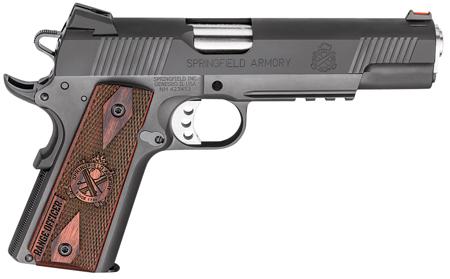 Springfield Range Officer Operator 1911 Pistol PI9131LP, 45 ACP, 5", Cocobolo Grips, Black Parkerized Finish, 7 Rds
