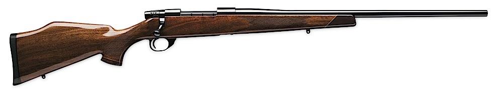 Weatherby Mark V Deluxe Bolt Action Rifle DXS240WR4O, 240 Weatherby Mag, 24", Walnut Stock, Blued Finish, 5 Rds