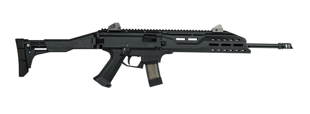 CZ Scorpion S1 Carbine Semi-Auto Rifle 08506, 9mm, 16.2", Adjustable Folding Black Stock, Black Finish, 10 Rds