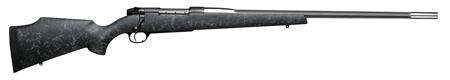 Weatherby Mark V Accumark Rifle MAMM257WR6O, 257 Weatherby Mag, 26", Black w/Grey Spiderweb Syn Stock, Stainless Finish, 3 Rds