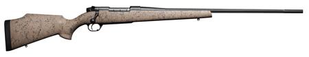 Weatherby Mark V Ultra Lightweight Rifle MUTM300WR6O, 300 Weatherby Mag, 28", Tan w/Black Spiderweb Syn Stock, Black Finish, 3 Rds