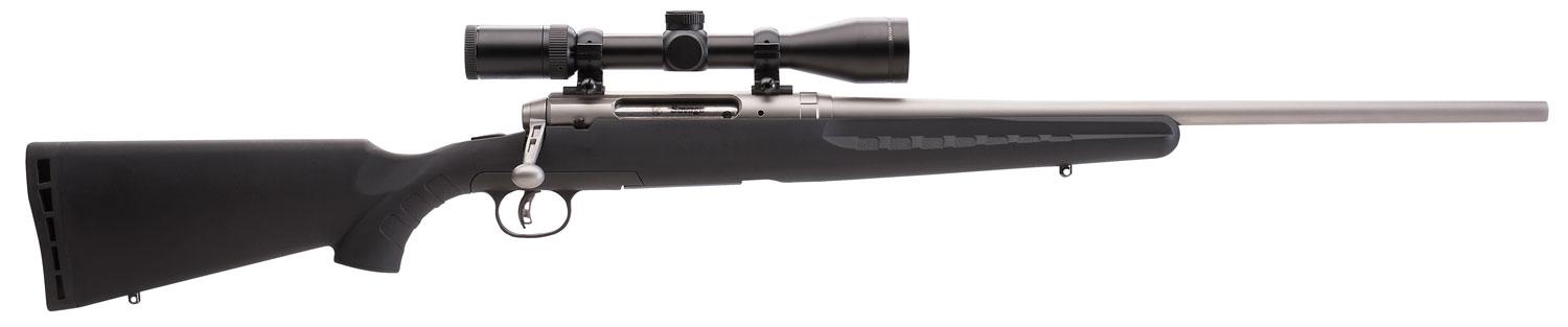 Savage Axis II XP Bolt Action Rifle 2254, 7mm-08 Remington, 22", Black Synthetic Stock, Stainless Steel Finish, 4 Rds