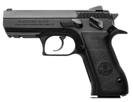 IWI Jericho Semi-Auto Pistol J941FS40, 40 S&W, 3.8", Synthetic Grips, Black Finish, 12 Rds