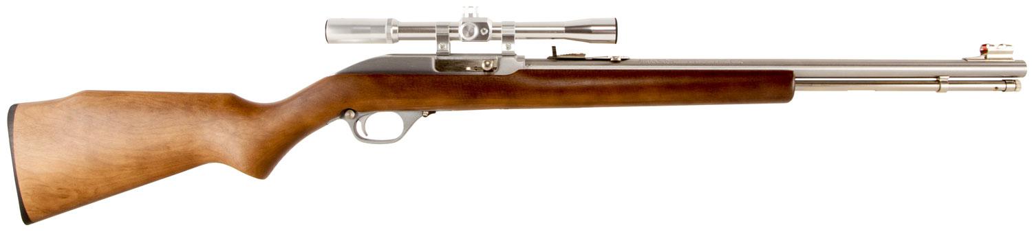 Marlin Semi-Auto Rifle w/ Scope 70631, 22 Long Rifle, 19 inch, Hardwood S.....