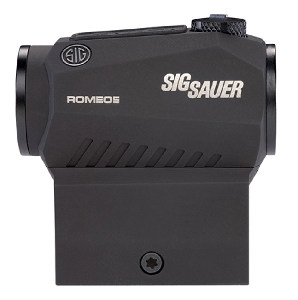 Sig ROMEO5 Red Dot Sight SOR52001, 1x20mm, 2MOA Dot, 0.5 MOA Adjustment, Graphite