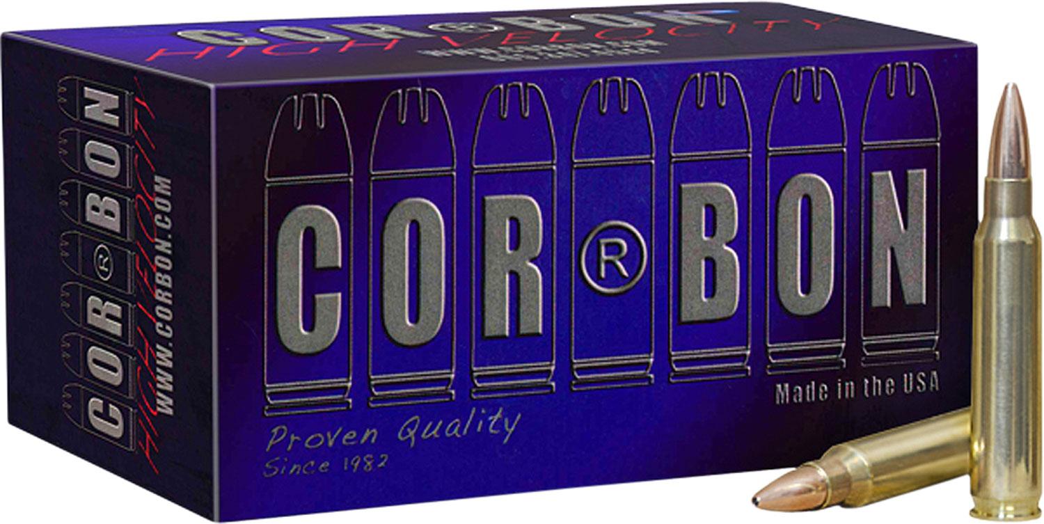 Corbon Urban Response Rifle Ammunition UR22355, 223 Remington, JHP, 55 GR, 2900 fps, 20 Rd/Bx