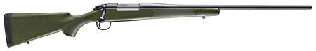 Bergara B-14 Hunter Bolt Action Rifle B14LM102, 7mm Remington Mag, 24", Green Synthetic Stock, Blued Finish
