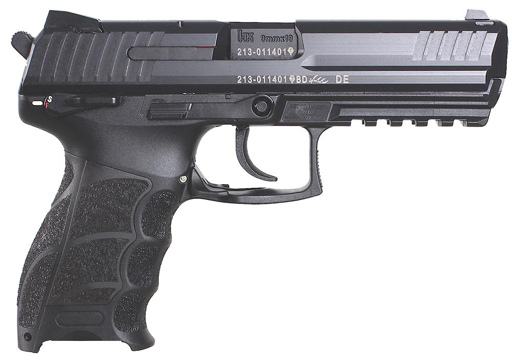 Heckler & Koch P30LS DA/SA Pistol 730903LSA5, 9mm, 4.4", Black Polymer Grips, Black Finish, 10 Rds