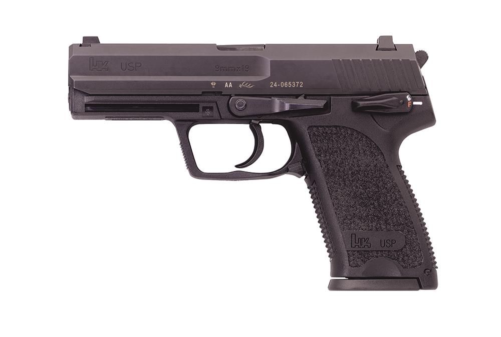 Heckler & Koch USP9 LEM Pistol 709007A5, 9mm, 4.3", Black Synthetic Grips, Black Finish, 10 Rds