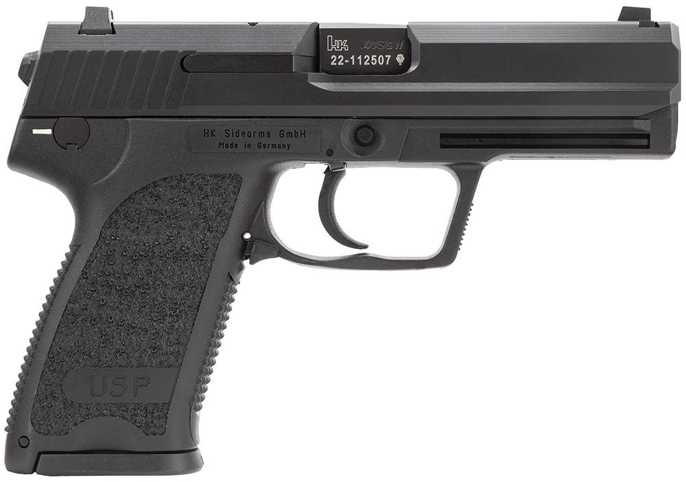 Heckler & Koch USP40 LEM Pistol M704007A5, 40 S&W, 4.3", Black Synthetic Grips, Black Finish, 13 Rds