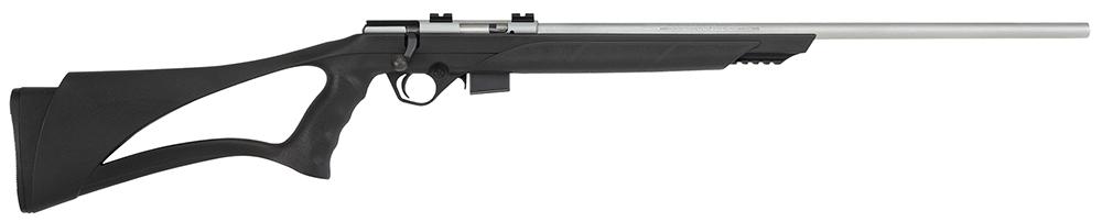 Mossberg 817 Bolt Action Rifle 38183, 17 HMR, 21", Black Synthetic Stock, Chrome Brushed Finish, 6 Rds
