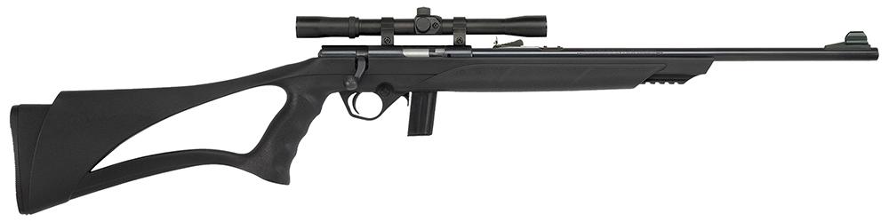 Mossberg 802 Plinkster Bolt Action Rifle 38225, 22 Long Rifle, 18", Black Synthetic Stock, Blued Finish, 10 Rds