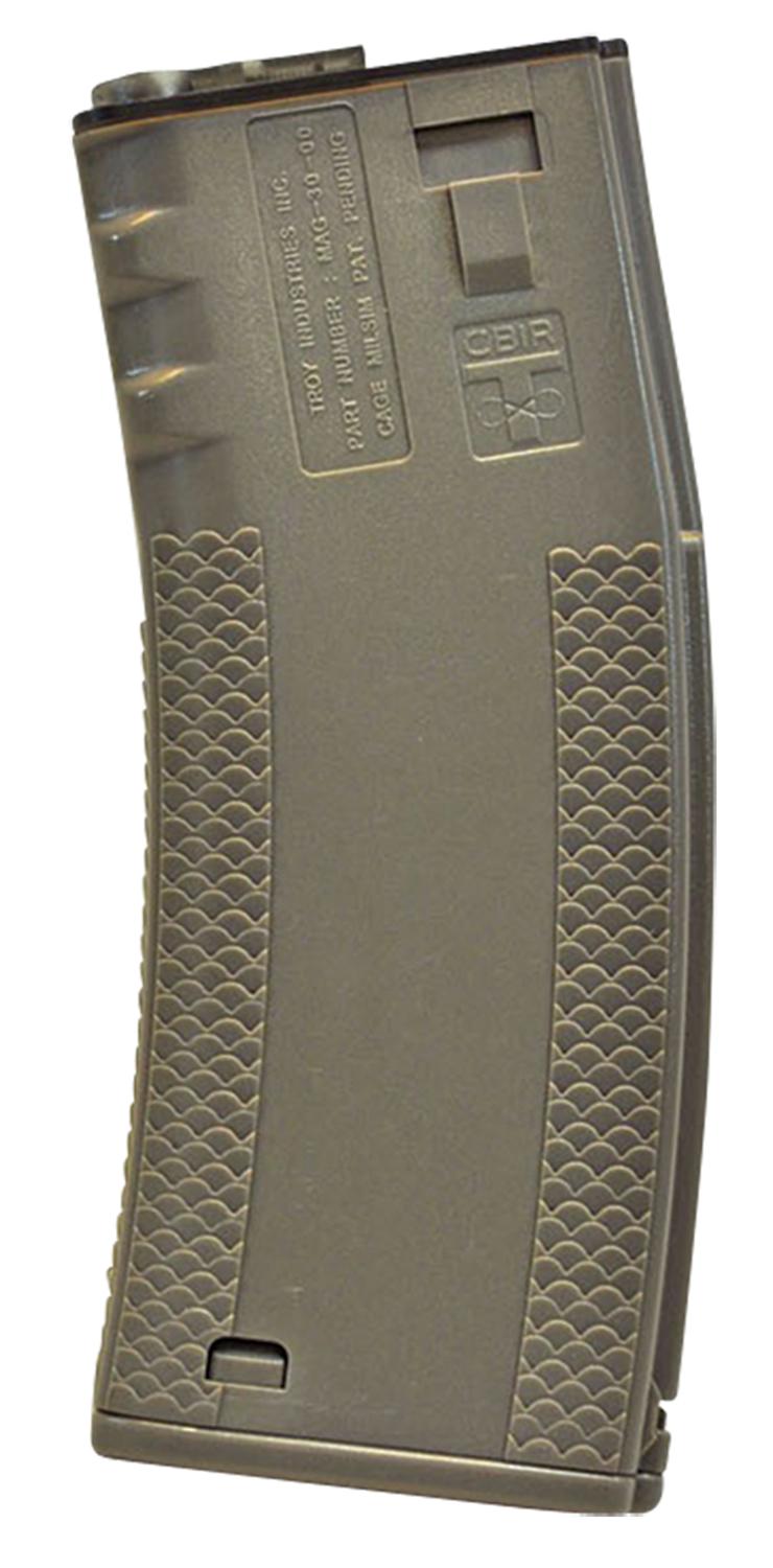 Troy AR-15 223 Remington/5.56 NATO 30 Round Olive Drab High Capacity Magazine (SMAGSIN00GT)