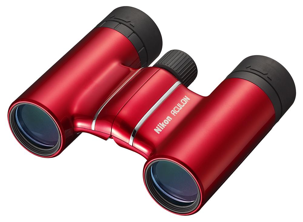 Nikon Aculon Multi-Coated Binoculars 6490, 8x, 21mm, Red