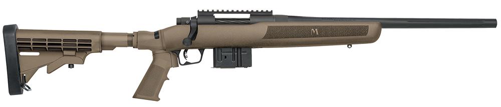Mossberg MVP Flex Rifle 27761, 308 Winchester, 18.5", 6-Position FLEX Tan Stock, Blued Finish, 10 Rds