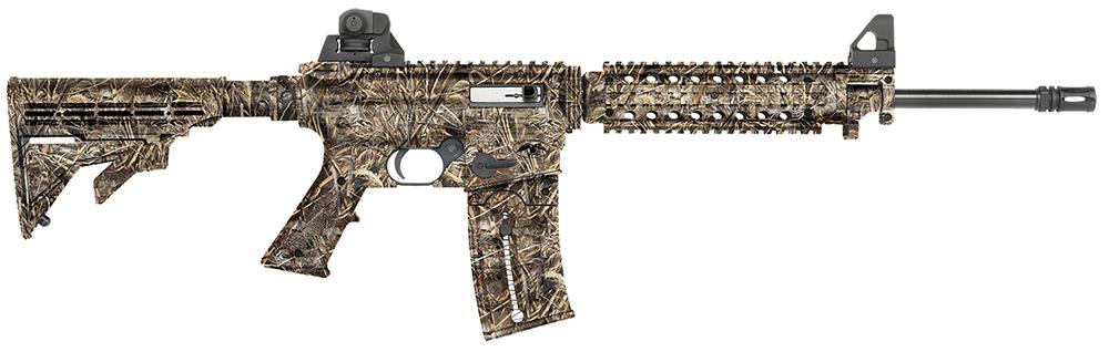 Mossberg 715 Tactical Semi-Auto Rifle 37230, 22 Long Rifle, 16.3", Realtree Max-5 Collapsible Stock, Realtree Max-5 Finish, 25 Rds