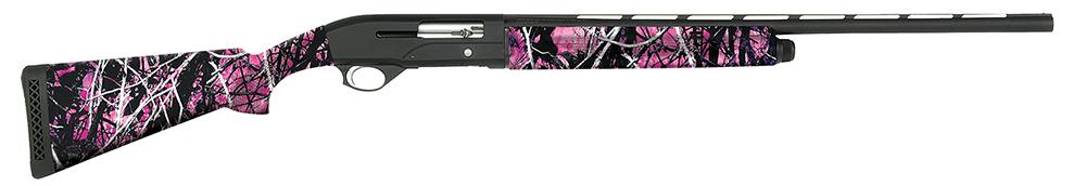 Mossberg SA-20 Semi-Auto Shotgun 75786, 20 Gauge, 26", 3" Chmbr, Muddy Girl Synthetic Stock, Blued Finish