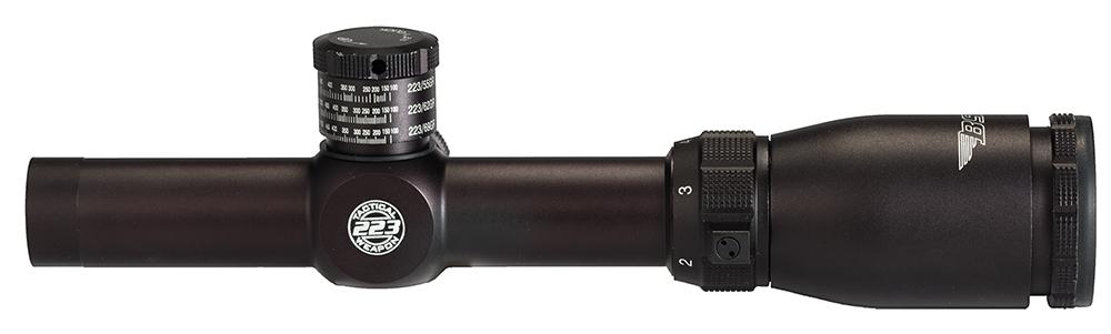 BSA Tactical Weapon Rifle Scope TW22314X24CP, 1-4x, 24mm Obj, 1" Tube, Black, Mil-Dot Reticle