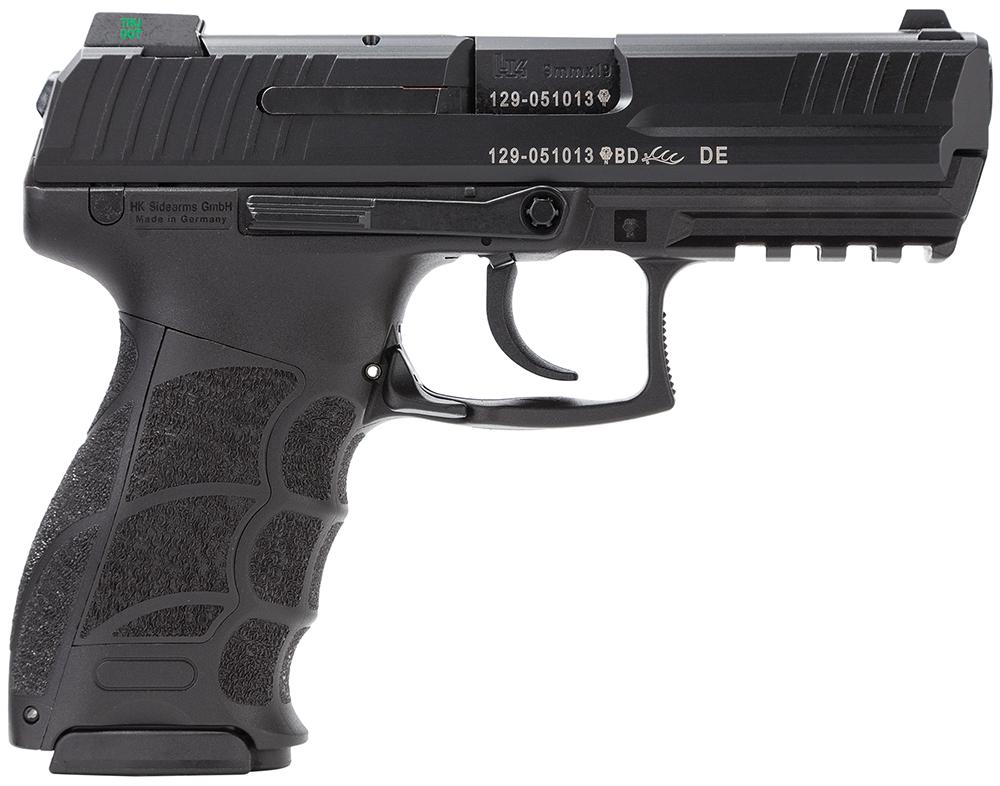 Heckler & Koch P30 V1 DAO Pistol 730901LEA5, 9mm, 3.9", Black Interchangeable Backstrap Grips, Black Finish, 15 Rds