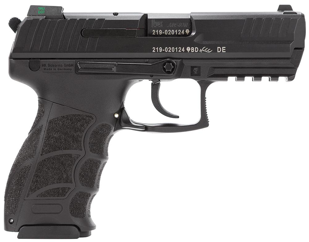 Heckler & Koch P30 V3 DA/SA Pistol 734003LEA5, 40 S&W, 3.9", Black Interchangeable Backstrap Grips, Black Finish, 13 Rds