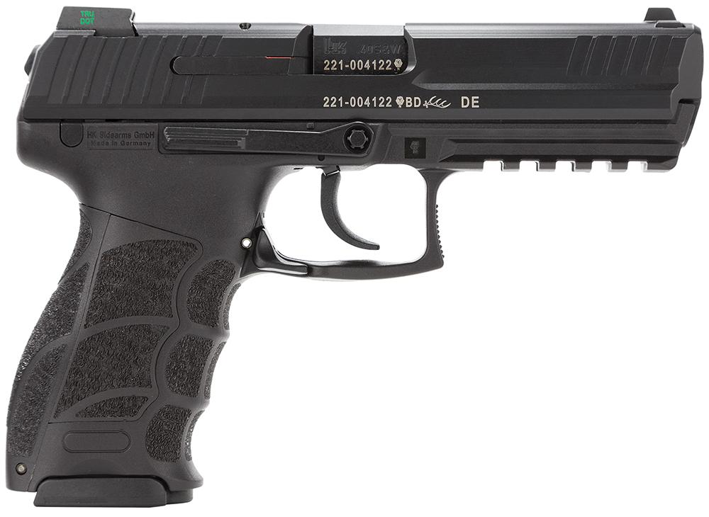Heckler & Koch P30 V1 DAO Pistol 734001LLEA5, 40 S&W, 4.5", Black Interchangeable Backstrap Grips, Black Finish, 13 Rds