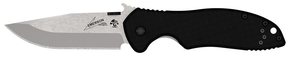Kershaw CQC-6K Clip Point Folding Knife w/Plain Edge & G10 Front/Steel Back Handle (6034)