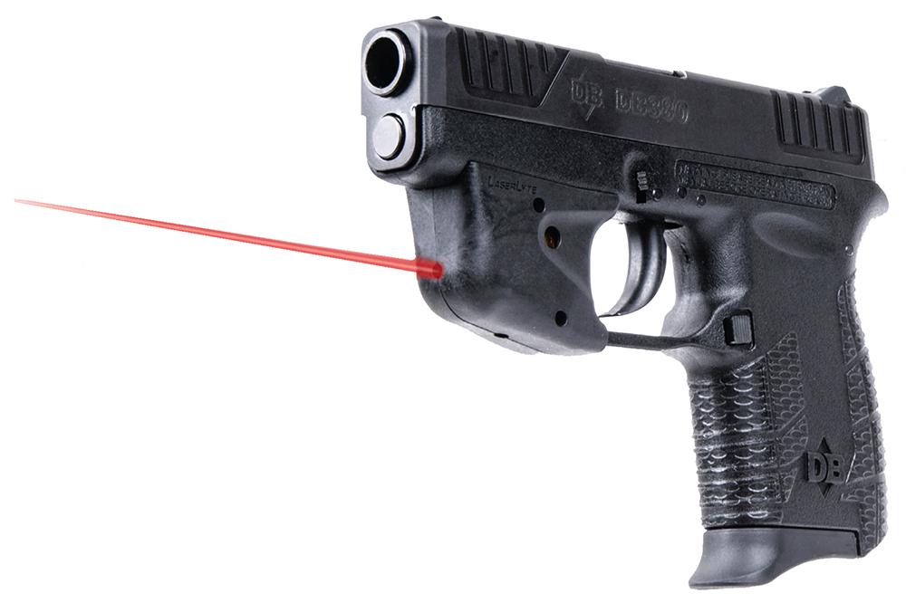 Diamondback DB380 w/LaserLyte Pistol DB380LL, 380 Automatic Colt Pistol ACP, 2.8", Black Polymer Grip/Frame, Black Finish, 6 Rds