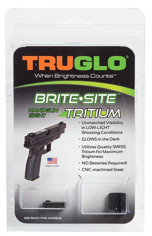 TruGlo TG231G1A Brite-Site Tritium Sight, Green, for Gock 42 / 43