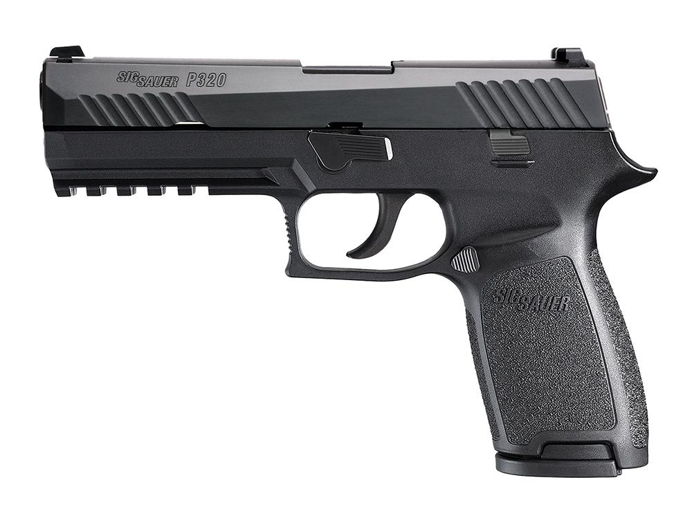 Sig P320 Striker Fire Pistol 320F40B, 40 S&W, 4.7", Black Poly Grip/Frame, Black Finish, 14 Rds
