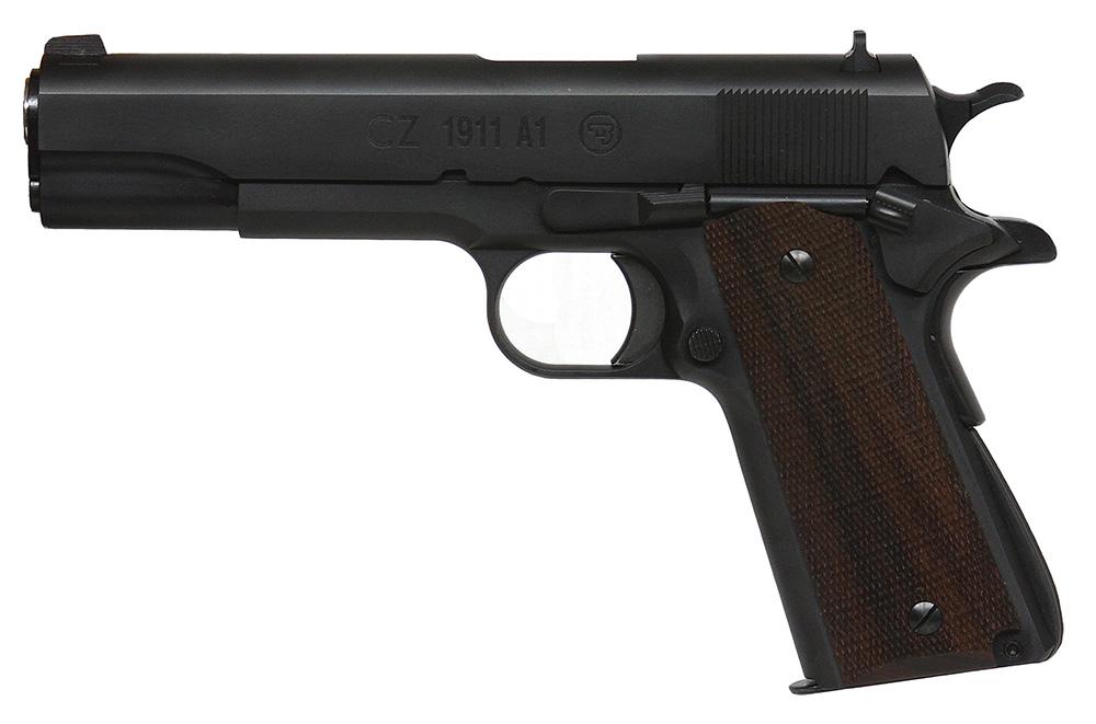 CZ 1911 A1 Pistol 01850, 45 ACP, 5.0", Stippled Shadow Grips, Black Finish, 7 Rds