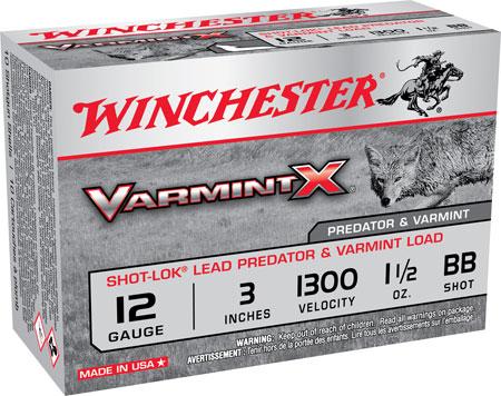 Winchester Varmint X Shotshells X123VBB, 12 Gauge, 3