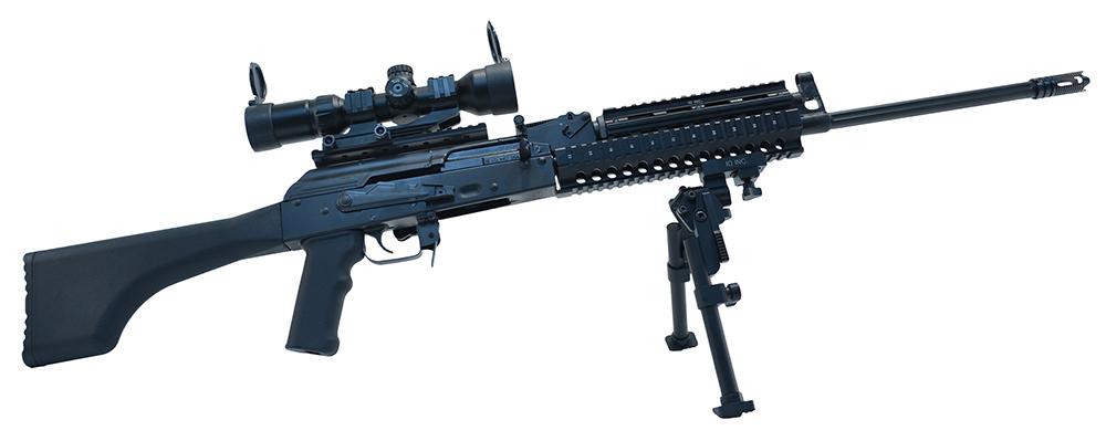 Inter Ordnance M214 Sniper Semi-Auto Rifle IOIN0019, 7.62x39mm, 22", Black Synthetic Stock, Black Finish, 30 Rds