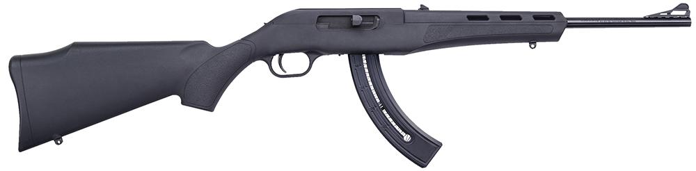 Mossberg Blaze Semi-Auto Rifle 37314, 22 Long Rifle, 16.5", Black Synthetic Stock, Blued Finish, 25 Rds