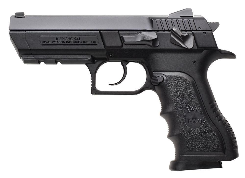 IWI Jericho PL9 Semi-Auto Pistol J941PL9, 9mm, 3.8", Black Poly Grip/Frame, Black Finish, 16 Rds