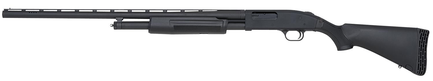 Mossberg 500L Left Hand Shotgun 59821, 20 Gauge, 26", 3" Chmbr, Black Synthetic Stock, Blued Finish