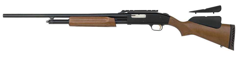 Mossberg 500L Left Hand Shotgun 59823, 20 Gauge, 24", 3" Chmbr, Wood Stock, Black Finish