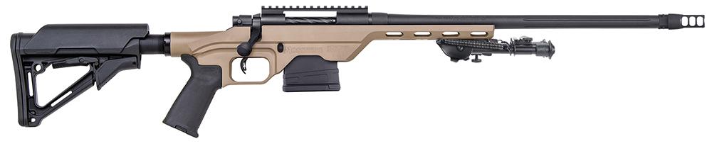 Mossberg MVP LC Bolt Action Rifle 27775, 308 Winchester, 18.5", Magpul CTR Black Stock, Tan/Black Finish, 10 Rds