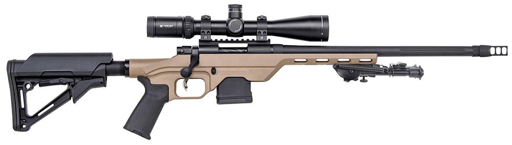 Mossberg MVP LC Rifle W/Scope 27776, 223 Remington/5.56 NATO, 16.3", Magpul CTR Black Stock, Tan/Black Finish, 10 Rds