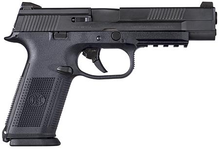 FN Herstal FNS40 Longslide Pistol 66704, 40 S&W, 5.0", Black Polymer Grips, Black Finish, 10 Rds