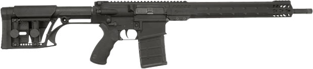 Armalite AR-10 Versatile Sporting Rifle AR10VSR, 308 Winchester, 18", MBA-1 Stock, Black Finish, 20 Rds