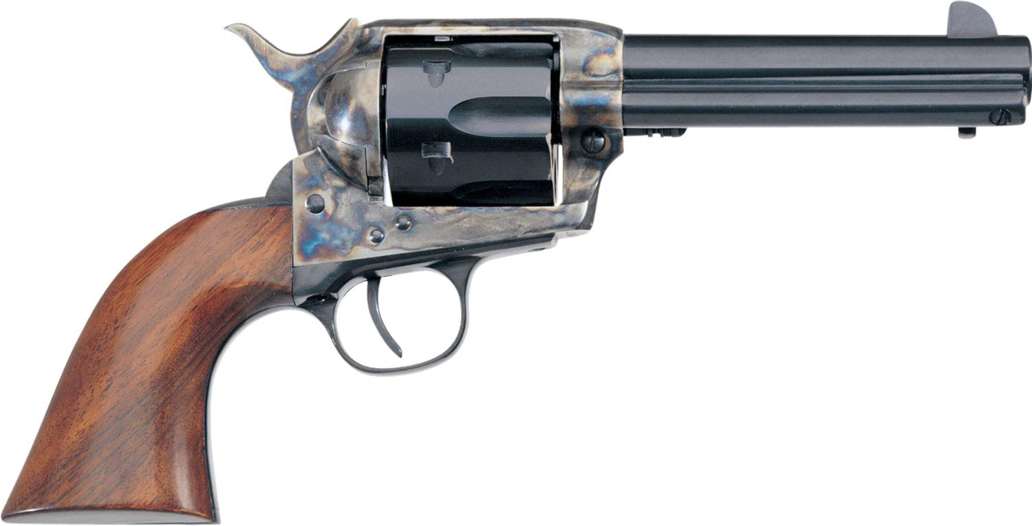 Taylors 1873 Cattleman Single Action Revolver 700E, 357 Mag, 4.75", Walnut Grips, Case Hardened Finish, 6 Rds