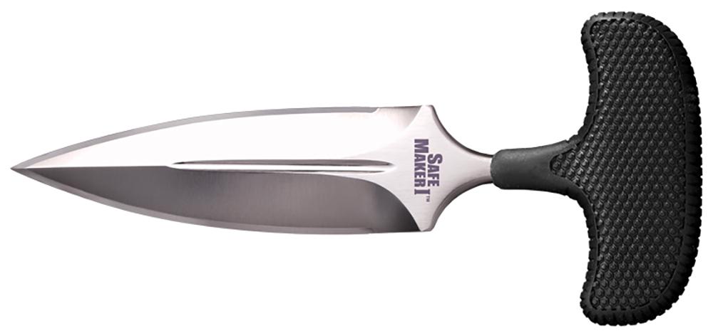 Cold Steel Safe Maker I Self Defense Knife w/4 1/2 in Fixed Dagger Blade w/Kray-Ex Handle (12DBSJ1)