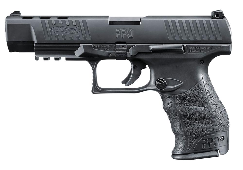 Walther PPQ M2 Pistol 2796105, 40 S&W, 5", Black Poly Grip/Frame, Black Finish, 10 Rds