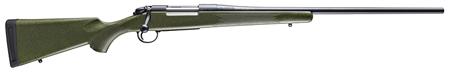 Bergara B-14 Hunter Bolt Action Rifle B14S104, 22-250 Remington, 22", Green Synthetic Stock, Blued Barrel/Chromed Receiver Finish