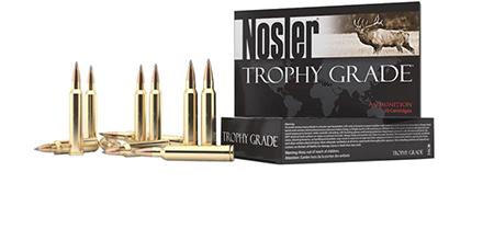 Nosler Trophy Grade Rifle Ammunition 60155, 28 Nosler, AccuBond Long Range, 175 GR, 3125 fps, 20 Rd/Bx