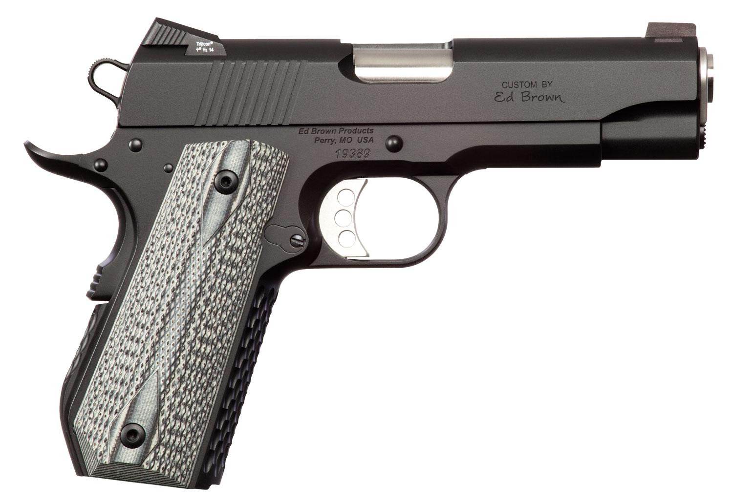 Ed Brown Alpha Carry Single Action Pistol ACSSG4, 45 ACP, 4.25", Black Polymer Grips, Black Gen4 Finish, 7 Rds