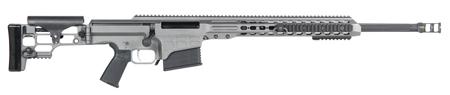 Barrett MRAD Bolt Action Rifle 14386, 338 Lapua Mag, 24" Fluted Barrel, Folding Gray Stock, Gray Cerakote/Black Phosphate Finish, 10 Rds