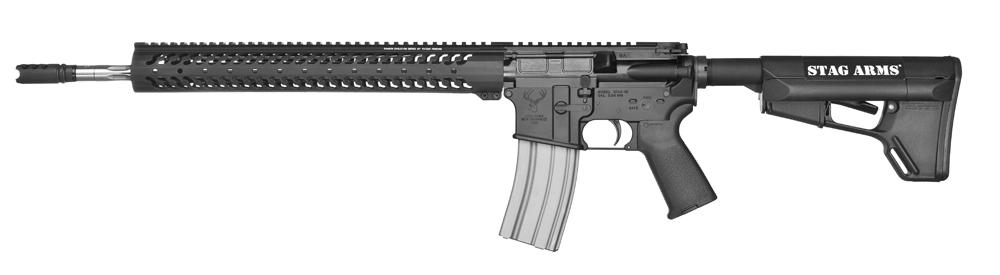 Stag Arms 3G Left-Handed Semi-Auto Rifle SA3GL, 223 Remington/5.56 NATO, 18", Magpul ACS Black Stock, Black Hard Coat Anodized Finish, 30 Rd