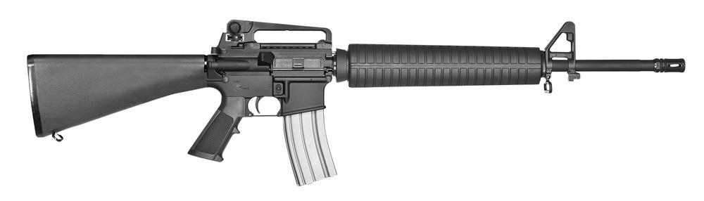 Stag Arms Model 4 Semi-Auto Rifle SA4, 223 Remington/5.56 NATO, 20", A2 Black Stock, Black Hard Coat Anodized Finish, 30 Rd