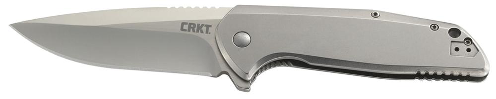 Columbia River Liong Mah Drop Point Folding Knife w/Plain Edge & 420J2 Stainless Handle (3700)